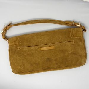 COLE HAAN | Mustard Yellow Leather Shoulder Bag